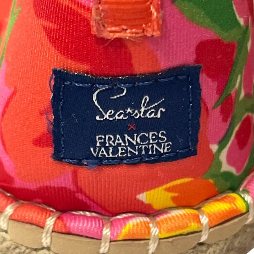 Seastar X Frances Valentine Floral Explosion Beachcomber Espadrille Flats Size 8 - Picture 5 of 10
